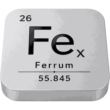Ferrum logo — Fe with subscript x, element 26